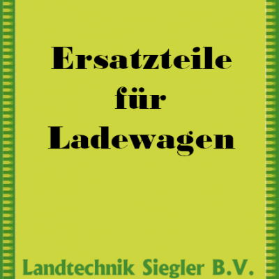 Ersatzteile für Ladewagen