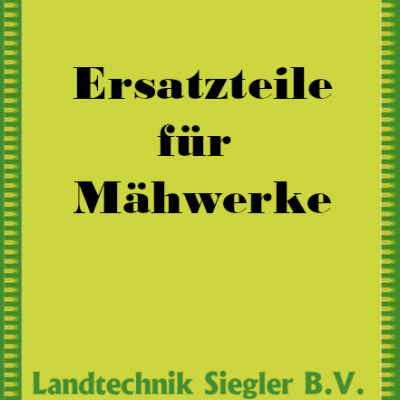 Ersatzteile für Mähwerke